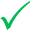 Green checkmark indicating accurate projections from your business assessment